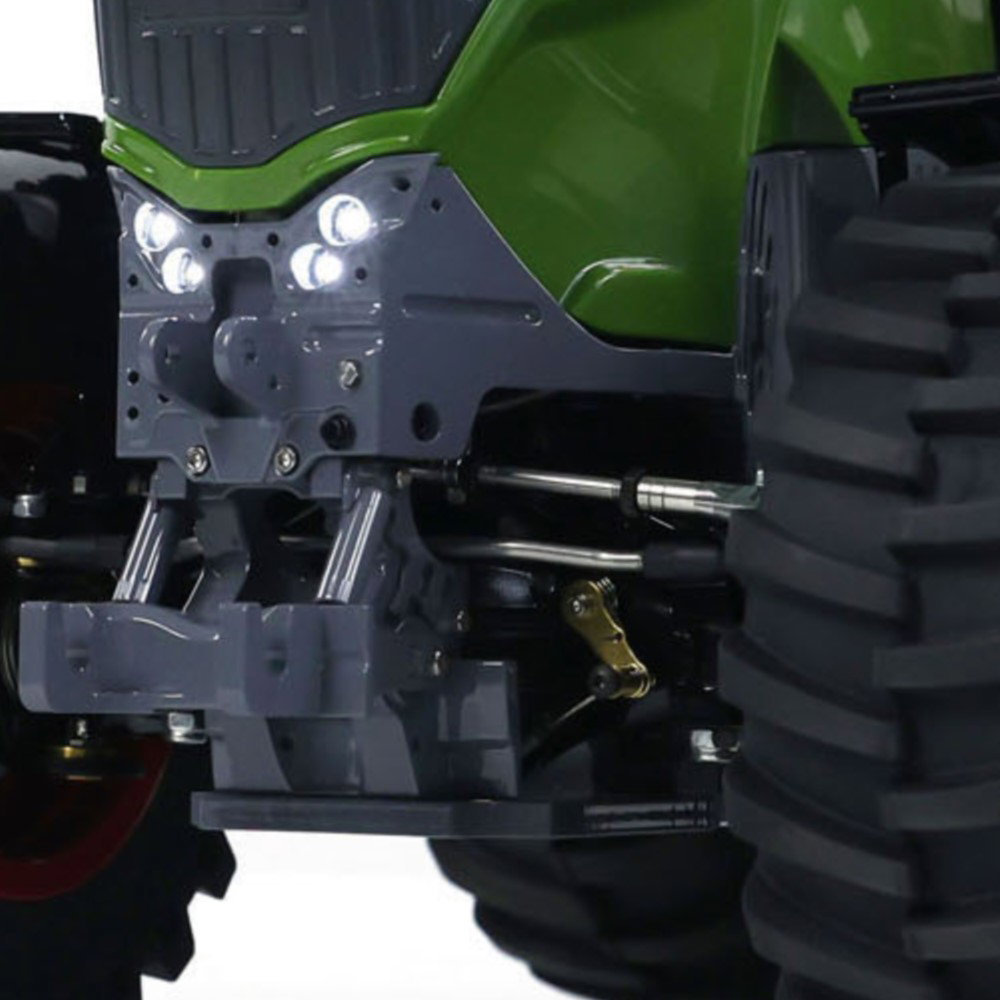 1/16 LESU 4X4 1050 RC tractor RTR metal chassis car with differential lock model with sound and light remote-controlled vehicle for boys - AliExpress 26