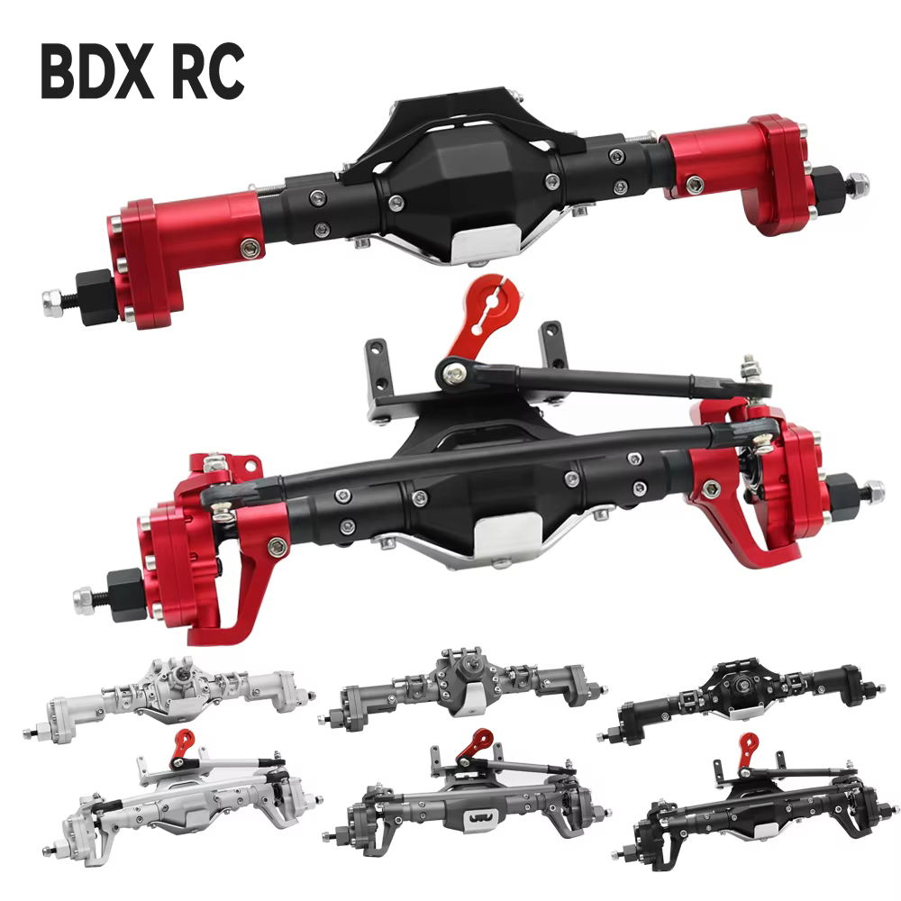 Front and rear portal axle, CNC aluminum alloy, anodized, for 1/10 RC rock crawler Axial SCX10 II spiral gear 90046 90047 D90 RC4WD - AliExpress