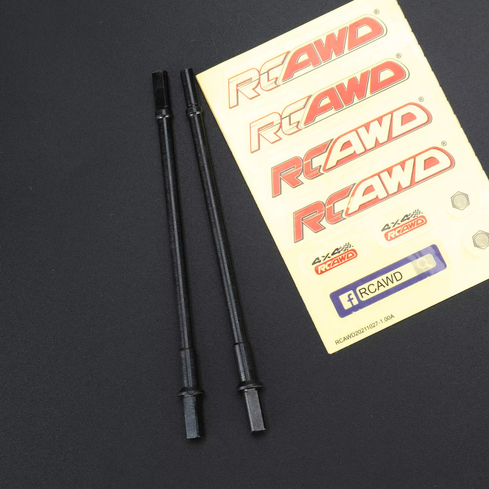RCAWD 2-piece rear axle drive shaft set made of hardened steel F9 straight axle 2 Capra 1.9 UTB for 1/10 Axial SCX10 III upgrade parts - AliExpress 26