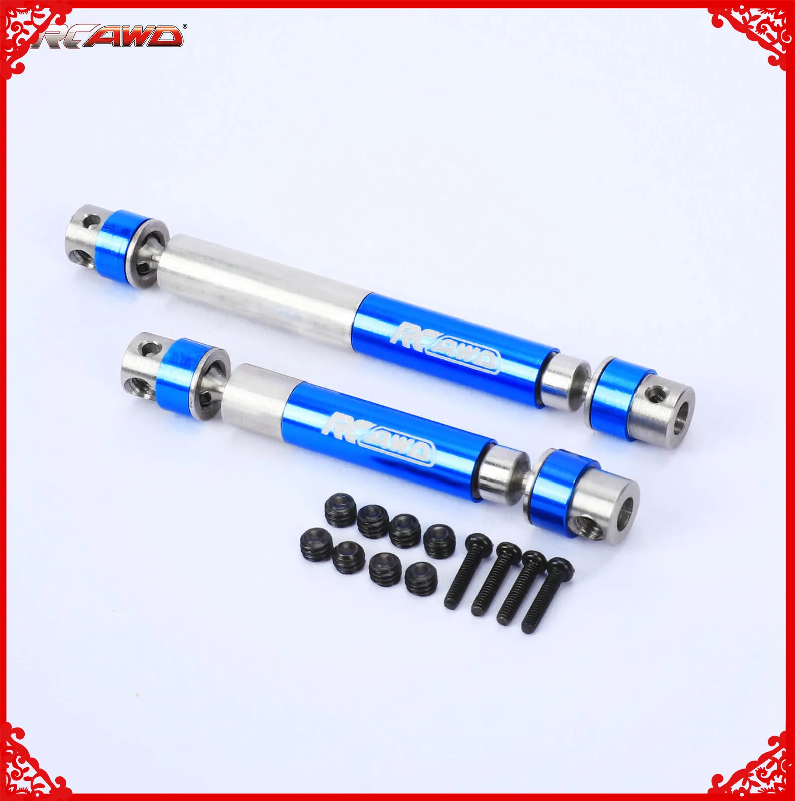 The front & rear central drive shafts for TRX4M TRX4-M 1/18 RC Crawler Car Upgrades Parts #9755