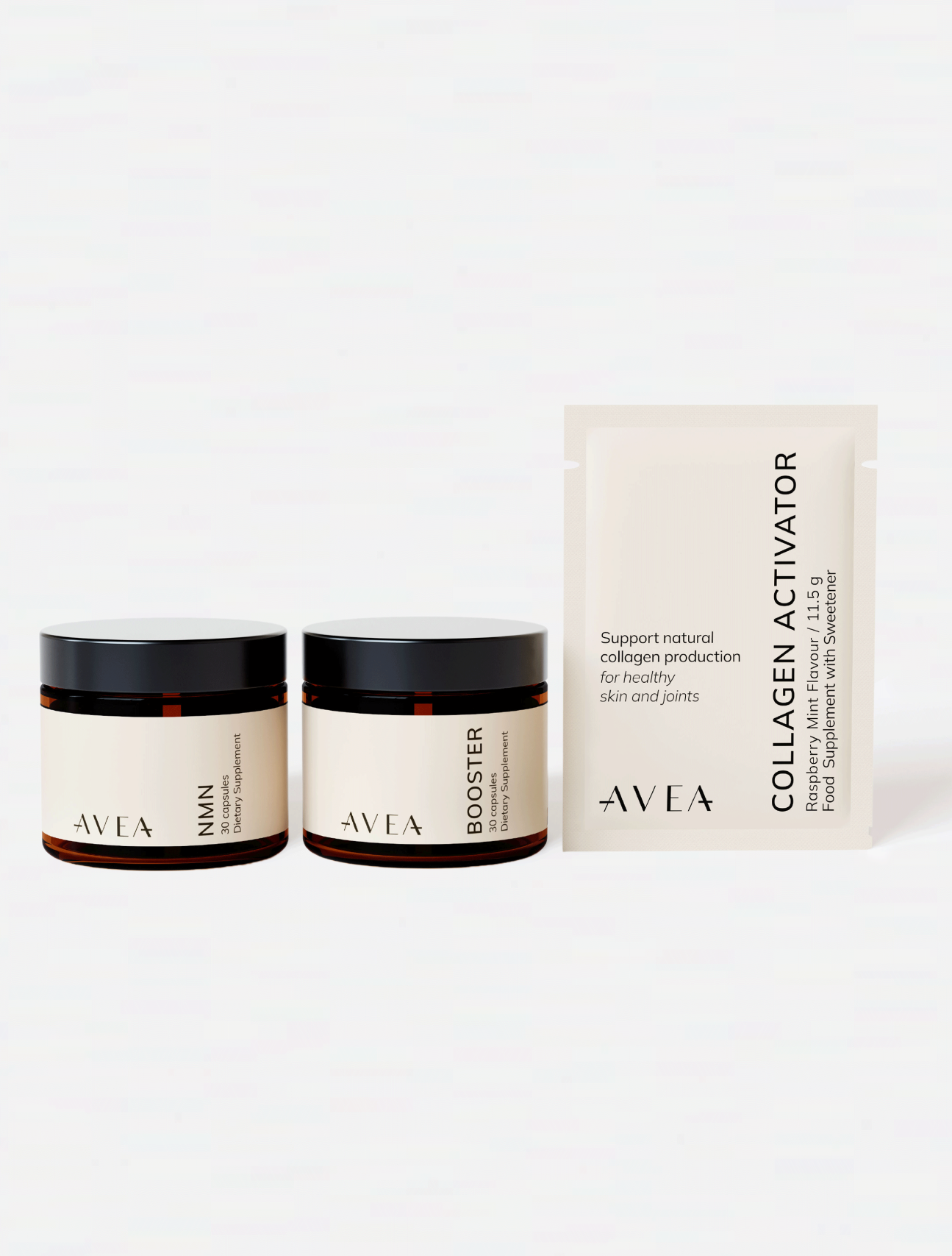 Longevity Bundle | Ideales Trio aus NAD+-Vorstufe, Booster & Collagen Activator | Avea Life - AVEA