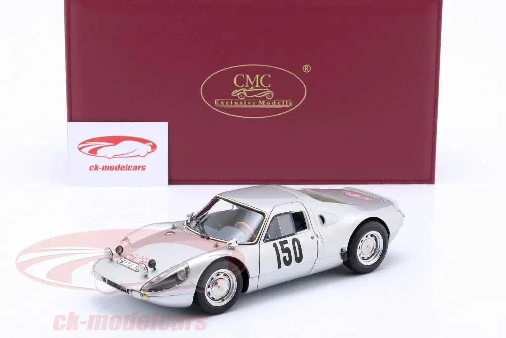 Porsche 904 Carrera GTS #150 2nd Monte Carlo Rally 1965 Böhringer, Wütherich 1:18 CMC