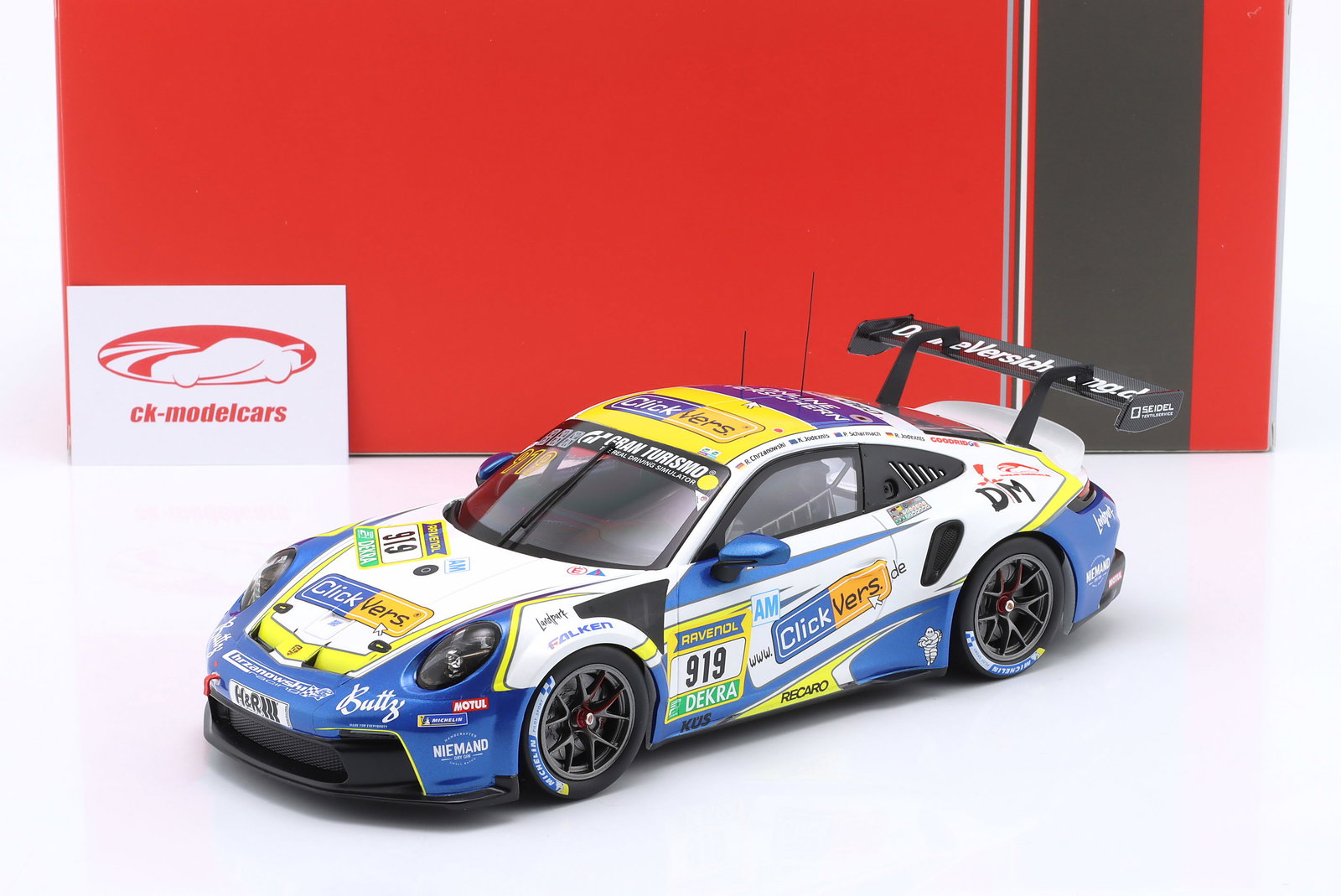 Porsche 911 GT3 Cup #919 24h Nürburgring 2025 Jodexnis, Jodexnis, Chrzanowski, Scharmach 1:18 Ixo