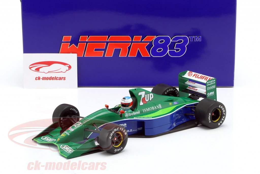 M. Schumacher Jordan 191 #32 Free Practice Belgium GP Formula 1 1991 1:18 WERK83