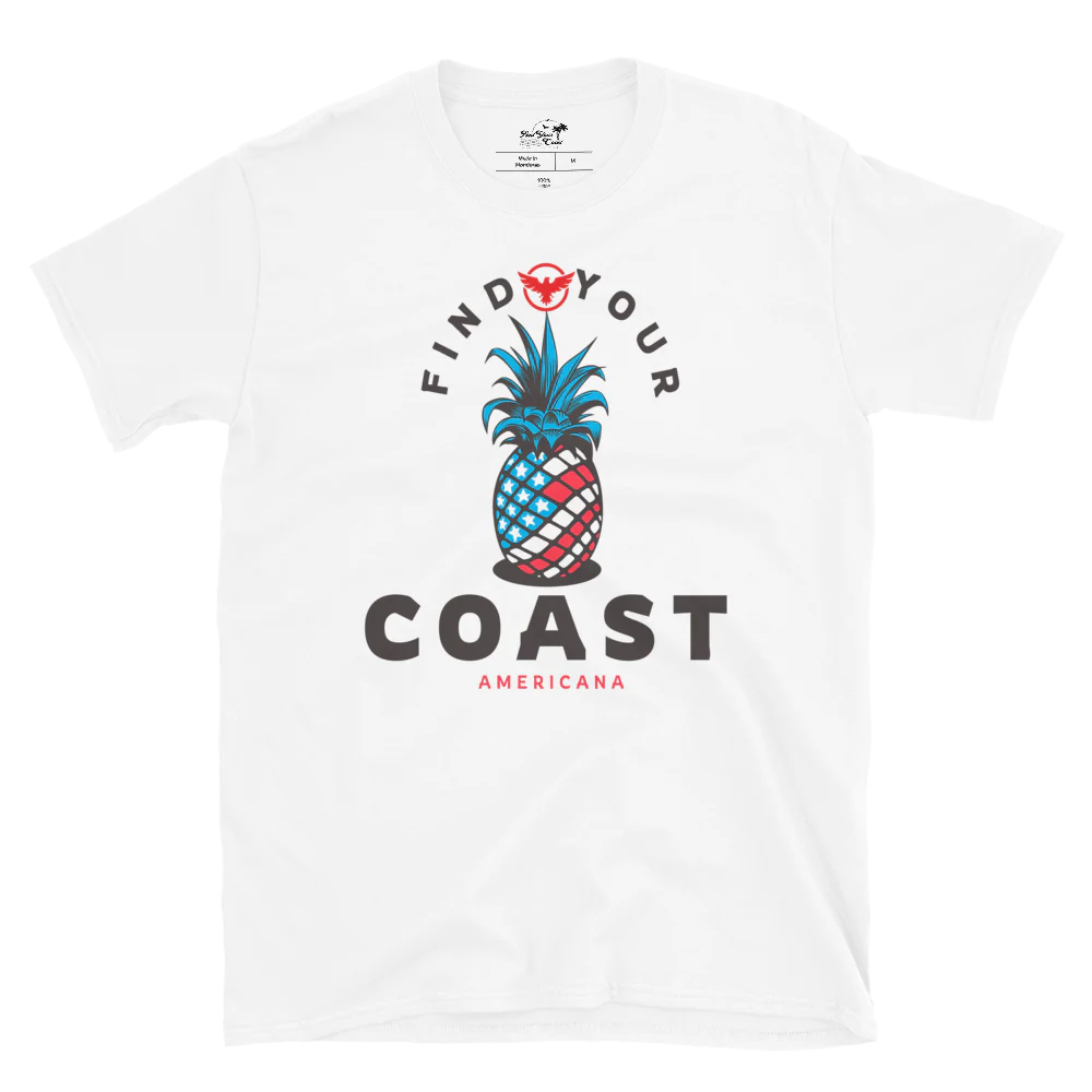 FYC Americana Pineapple Cotton Tee Shirt