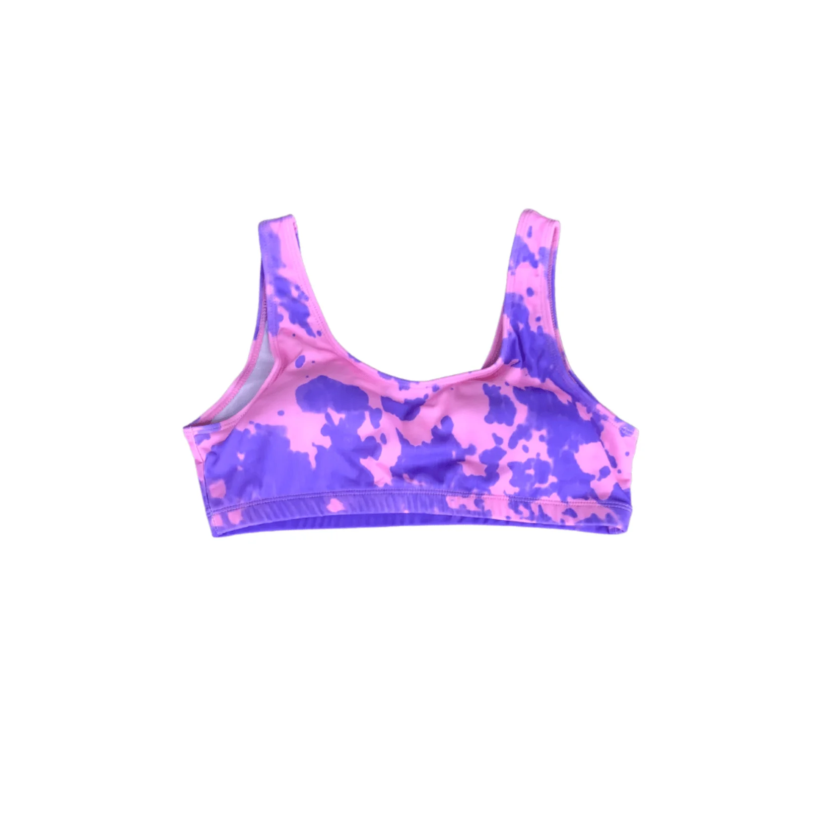 Cotton Candy Color Changing High Waisted Bikini Tops