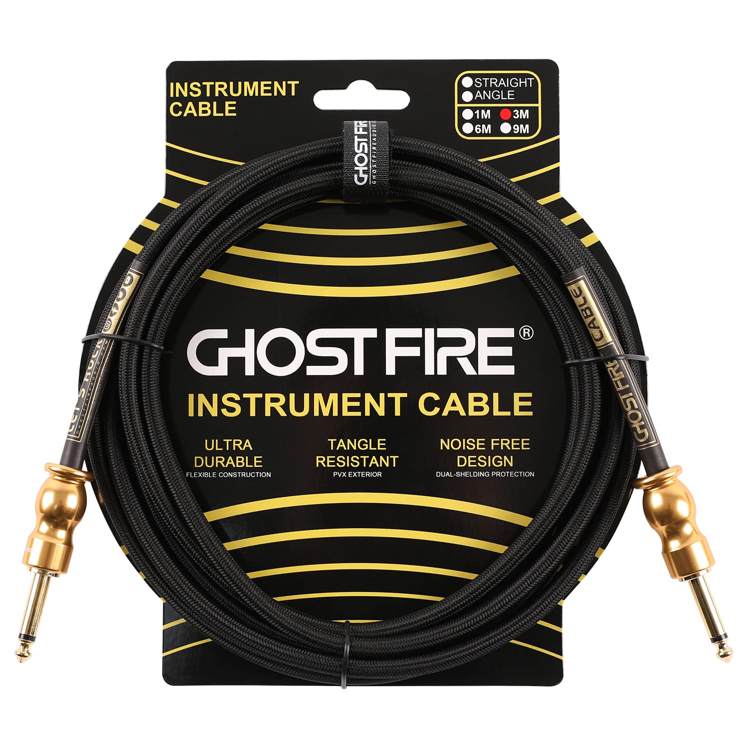 🎄Christmas Sale🎁GHOST FIRE High Performance Instrument Cable Multi-function Guitar Cable(3M/5M)