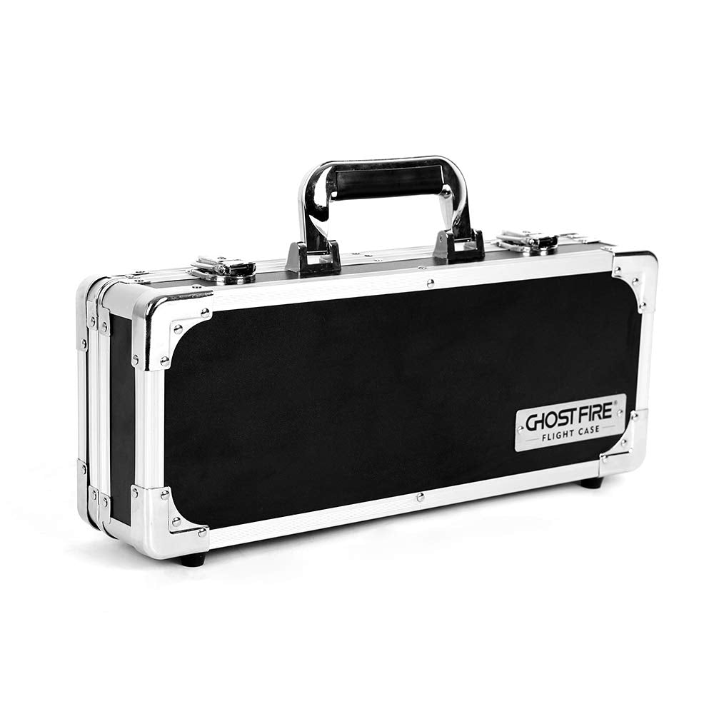 🎄Christmas Sale🎁 Ghost Fire T-Series Guitar Multi-Effect Pedal Case - 16.9"x5.5"x2.8", Aluminum Construction with Mounting Tape & Secure Locking System (T-EC4)