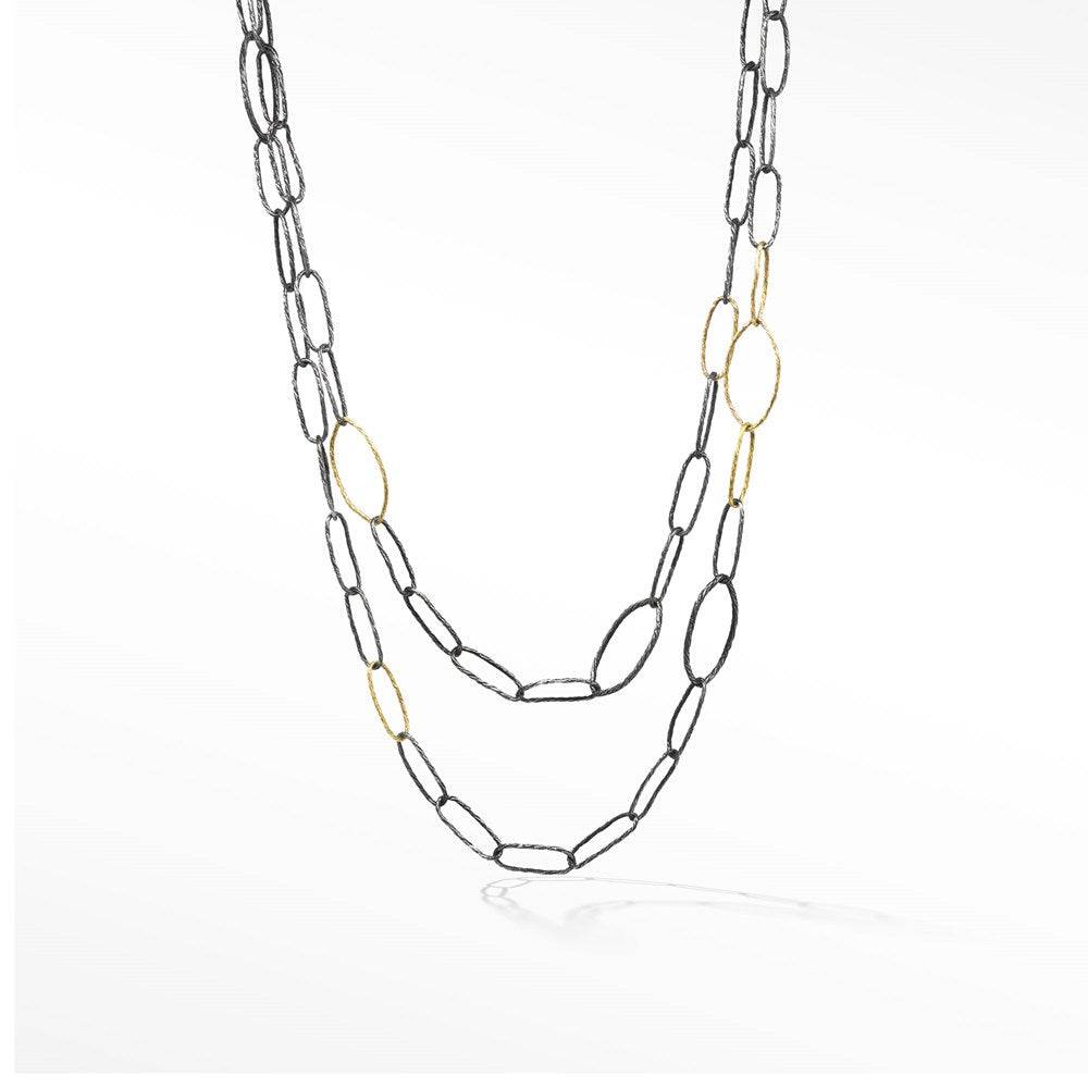 Marquise Silver 36'' Necklace