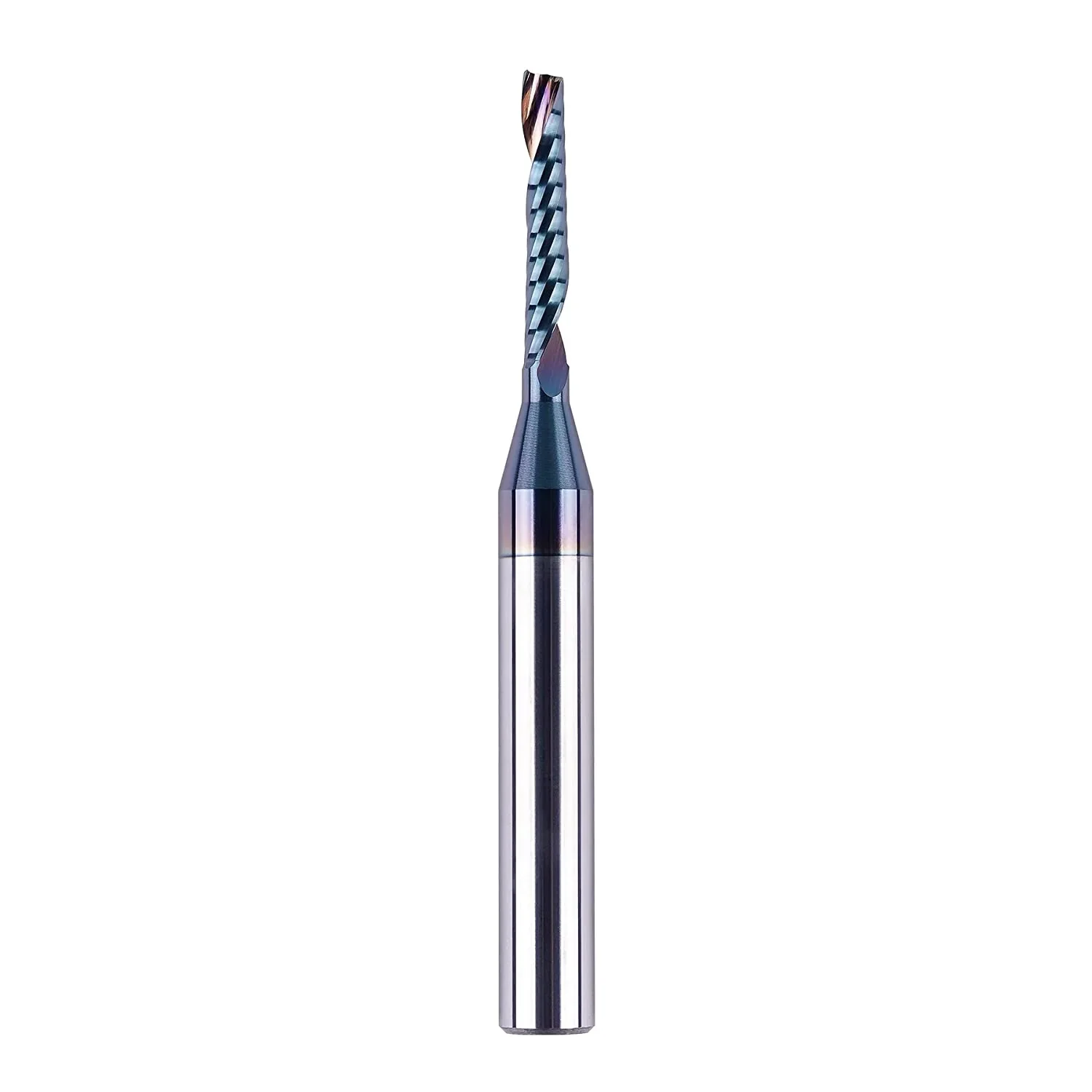 SpeTool W03002 SPE-X Extra Tool Life Coated SC Spiral O Flute 1/8" Dia x 1/4" Shank x 3/4" Cutting Length x 2-1/2" Long Up-cut Router Bit