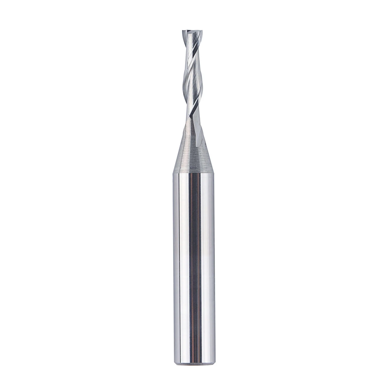 SpeTool W04007 SC Spiral Plunge 1/8" Dia x 1/4" Shank x 1/2" Cutting Length x 2" Long 2 Flute Up-Cut Router Bit