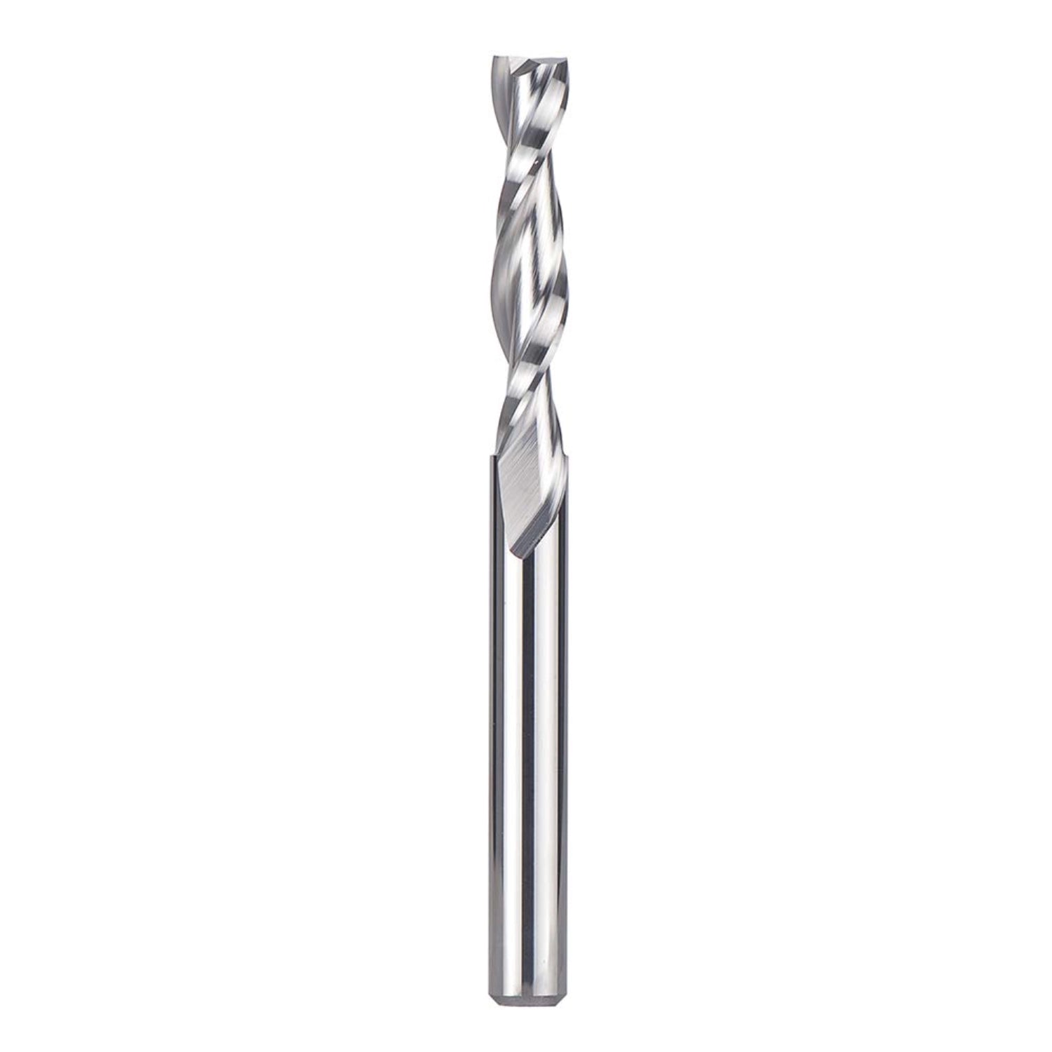SpeTool W04014 SC Spiral Plunge 1/4" Dia x 1/4" Shank x 1-1/4" Cutting Length 3" Extra Long 2 Flute Up-Cut Router Bit