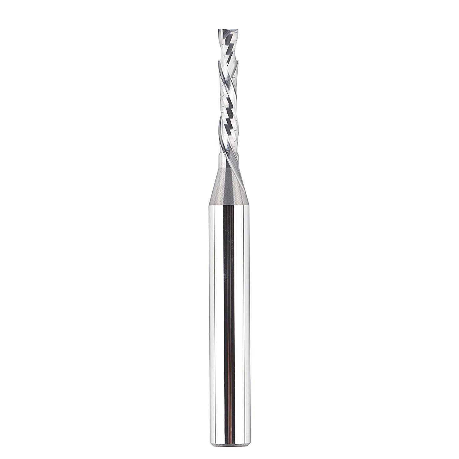 SpeTool W02004 SC Compression Spiral 1/8" Dia x 1/4" Shank x 3/4" Cutting Length x 2-1/2" Long 2 Flute Router Bit