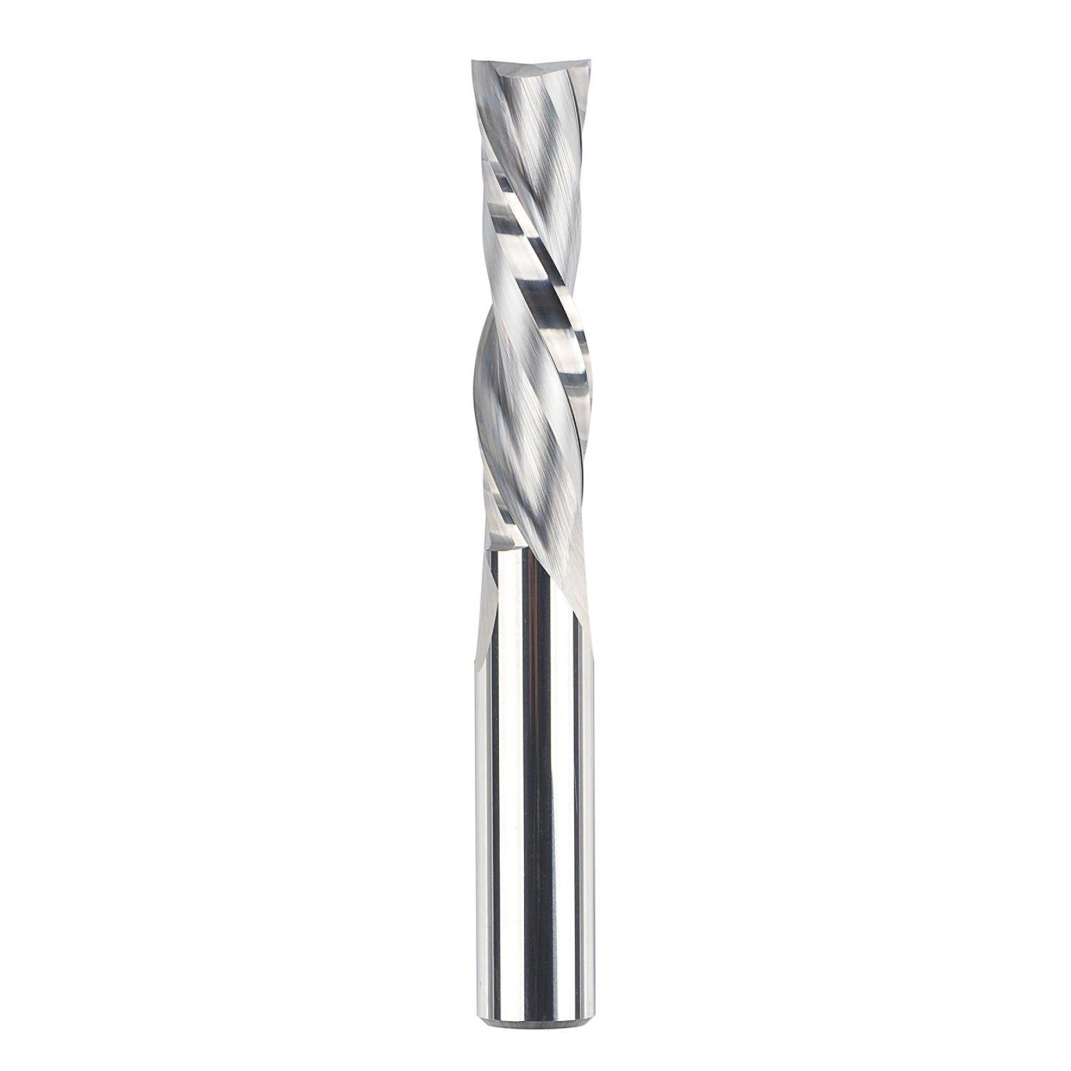 SpeTool W04011 SC Spiral Plunge 1/2" Dia x 1/2" Shank x 2" Cutting Length 4" Extra Long 2 Flute Down-Cut Router Bit