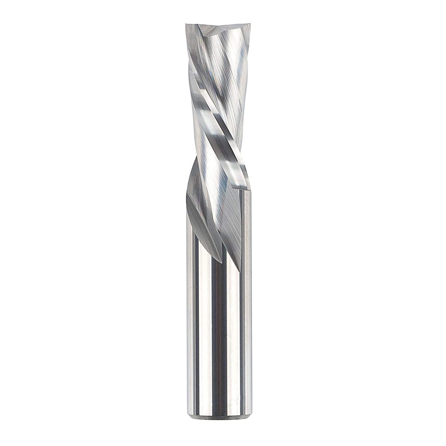 SpeTool W04002 SC Spiral Plunge 1/2" Dia x 1/2" Shank x 1-1/4" Cutting Length x 3" Long 2 Flute Down-Cut Router Bit
