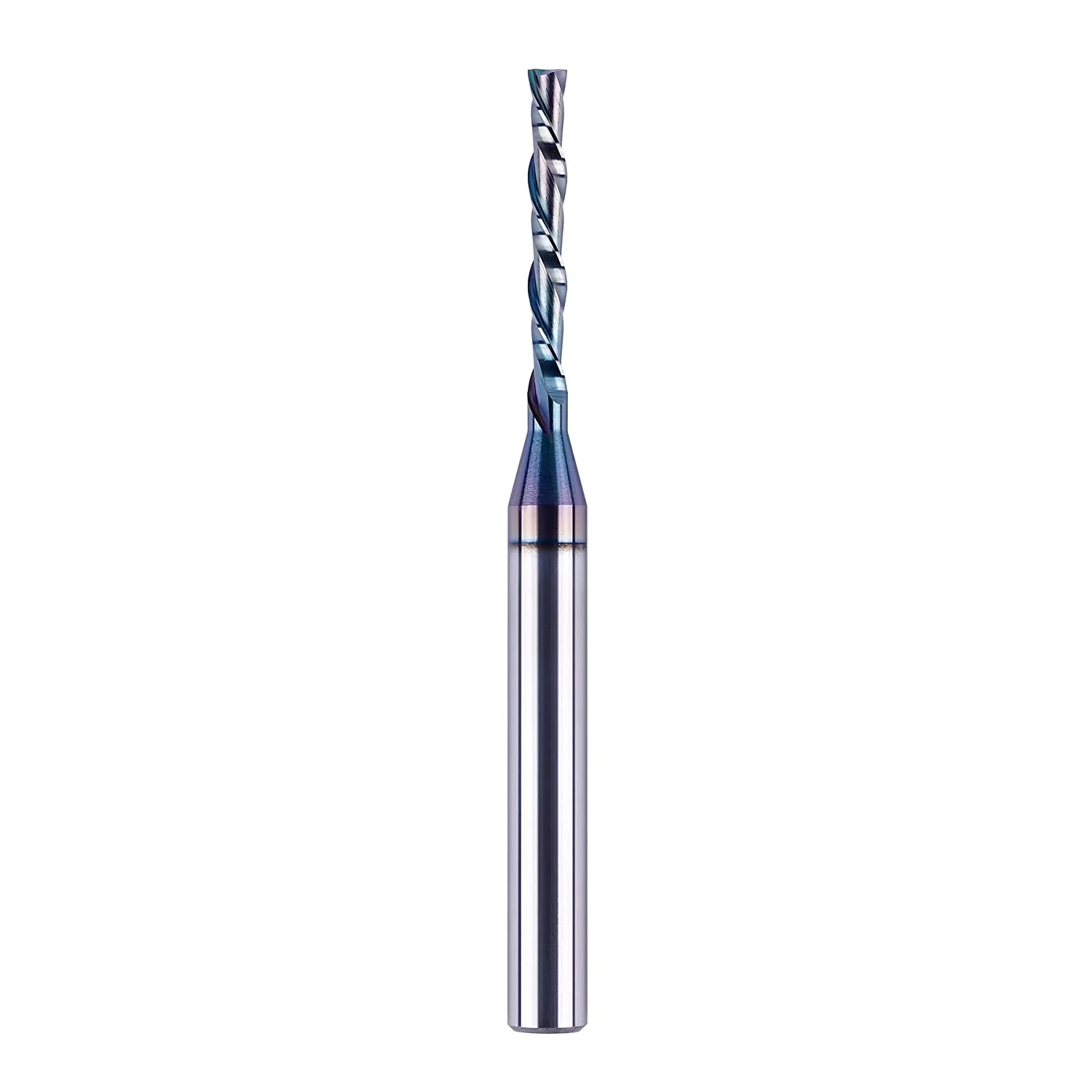 SpeTool W04018 SPE-X Extra Tool Life Coated SC Spiral Plunge 1/8" Dia x 1/4" Shank x 1" Cutting Length 3" Extra Long 2 Flute Down-Cut Router Bit