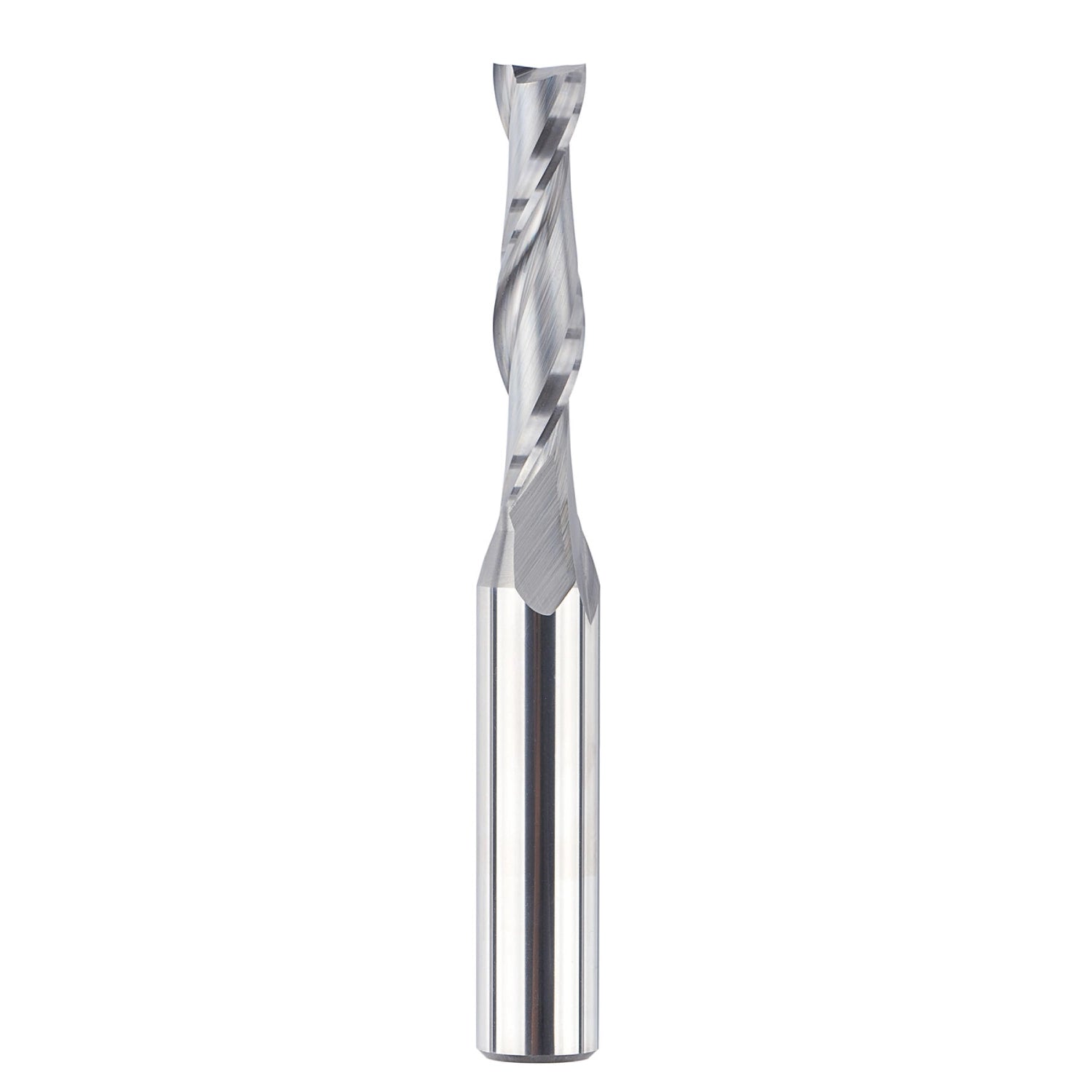 SpeTool W04010 SC Spiral Plunge 3/8" Dia x 1/2" Shank x 1-3/4" Cutting Length 4" Extra Long 2 Flute Up-Cut Router Bit