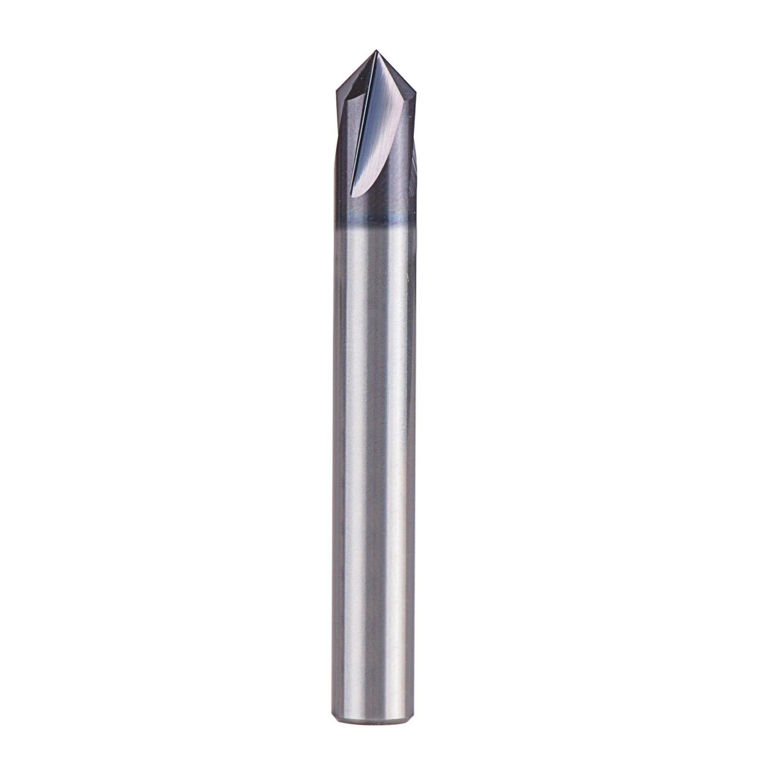 SpeTool W06007 Solid Carbide V Groove 90 Deg 1/4" Dia x 1/4" Shank x 2" Long 4 Flute TiAlN Coated Router Bit