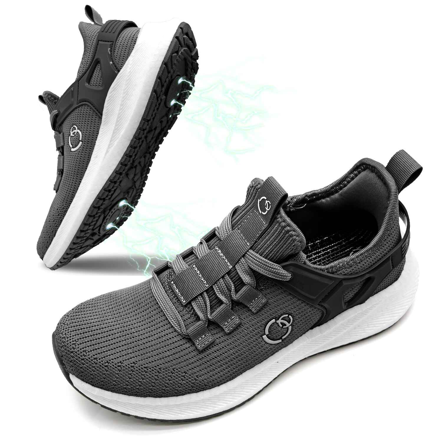 High-Performance Earthing & Grounding Shoes Black - Unisex