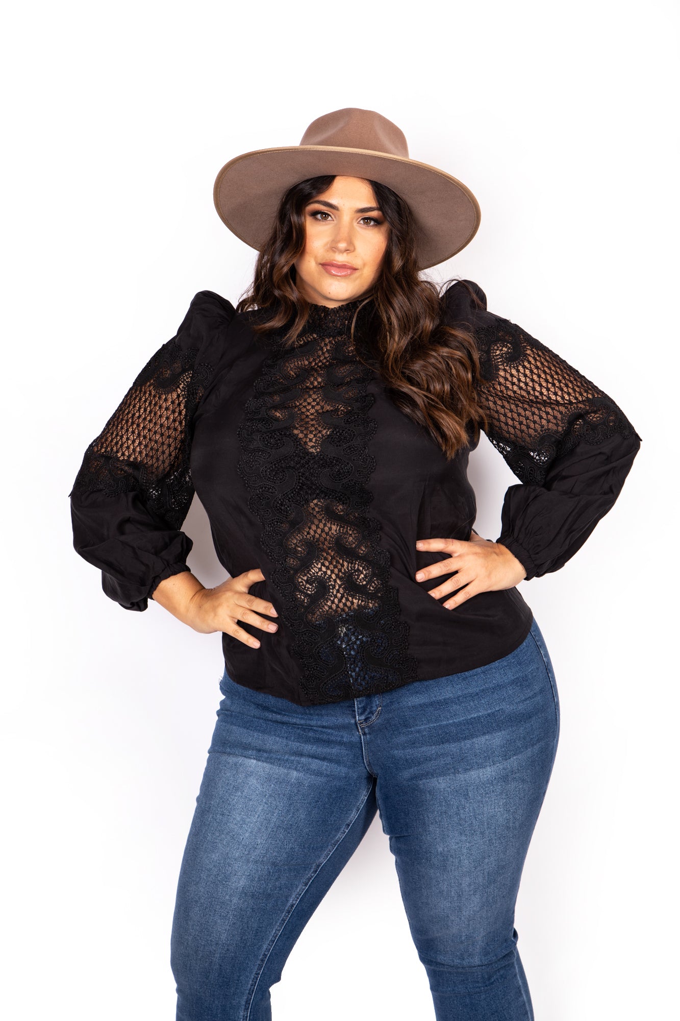 The Jordana Tencel Collar Top