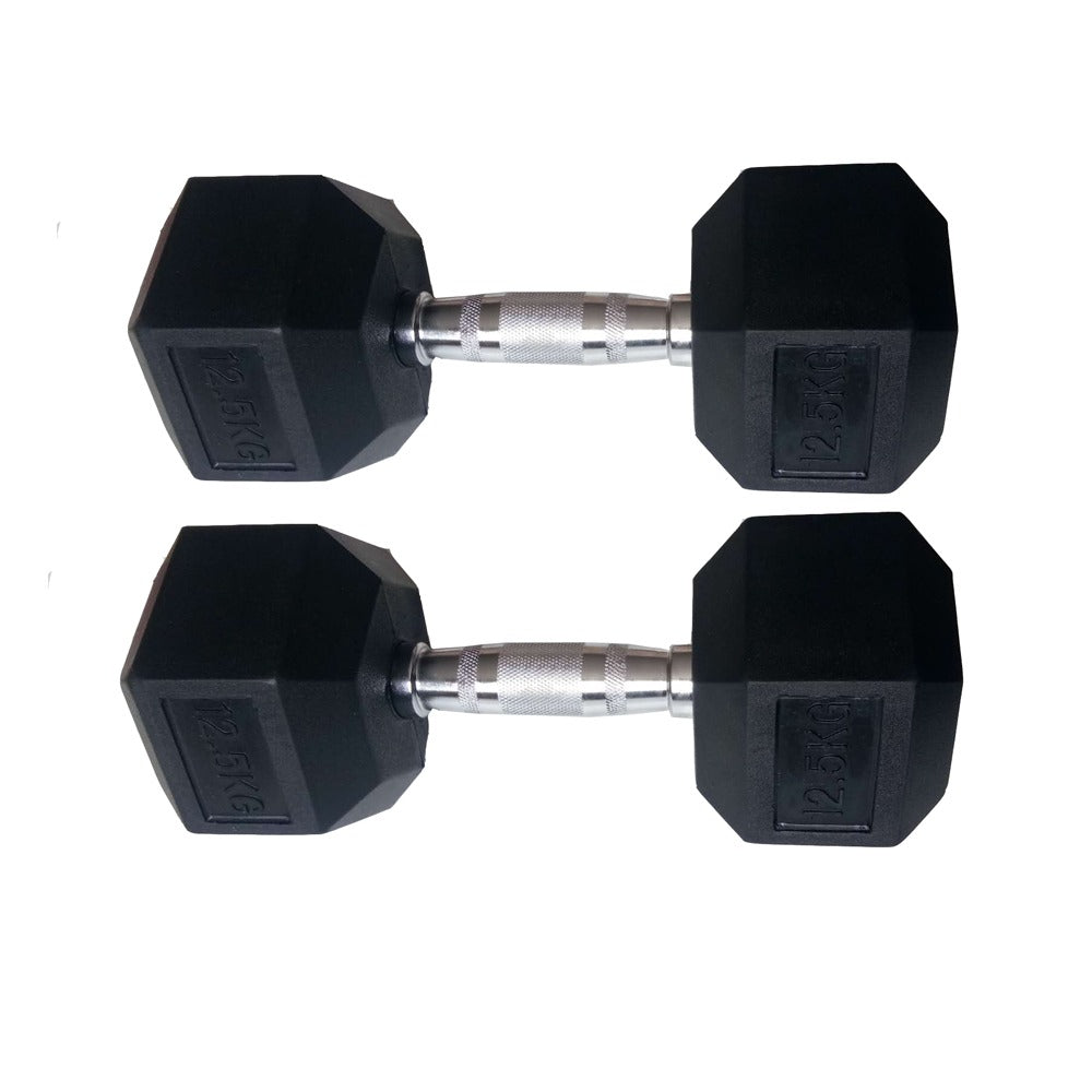 Rubber HEX Dumbbells