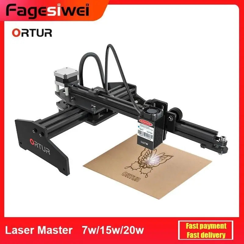 Ortur Laser MASTER 20W Engraving Machine 32-bit DIY Laser Engraver Metal Cutting 3D Printer For Windows with Safety Protection