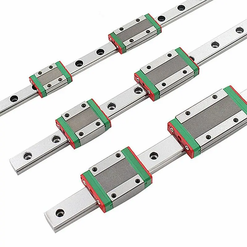 CNC Parts Linear Guide MGN7 MGN9 MGN12 MGN15 100 200 300 400 500 600 700 800mm Miniature Carriage for 3D Printer CNC Router