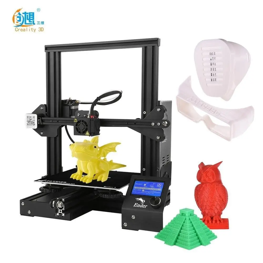 Creality 3D Ender-3 High-precision DIY 3D Printer Self-assemble 220 * 220 * 250mm Printing Size with Resume Printing Function