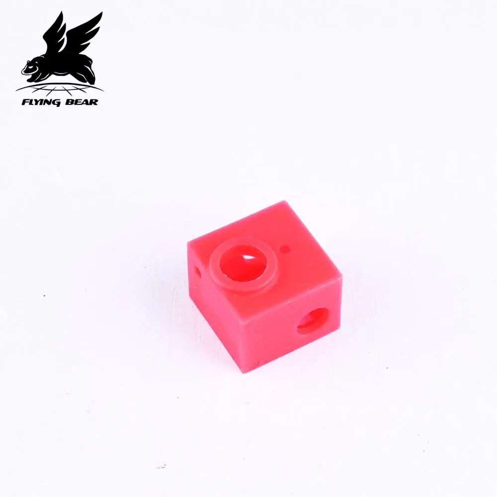 Silicone Socks Block Heater Silicone Insulation cover Silicone sleeve Hot End 2pcs for Flying  bear ghost3/4/4s 3D printer