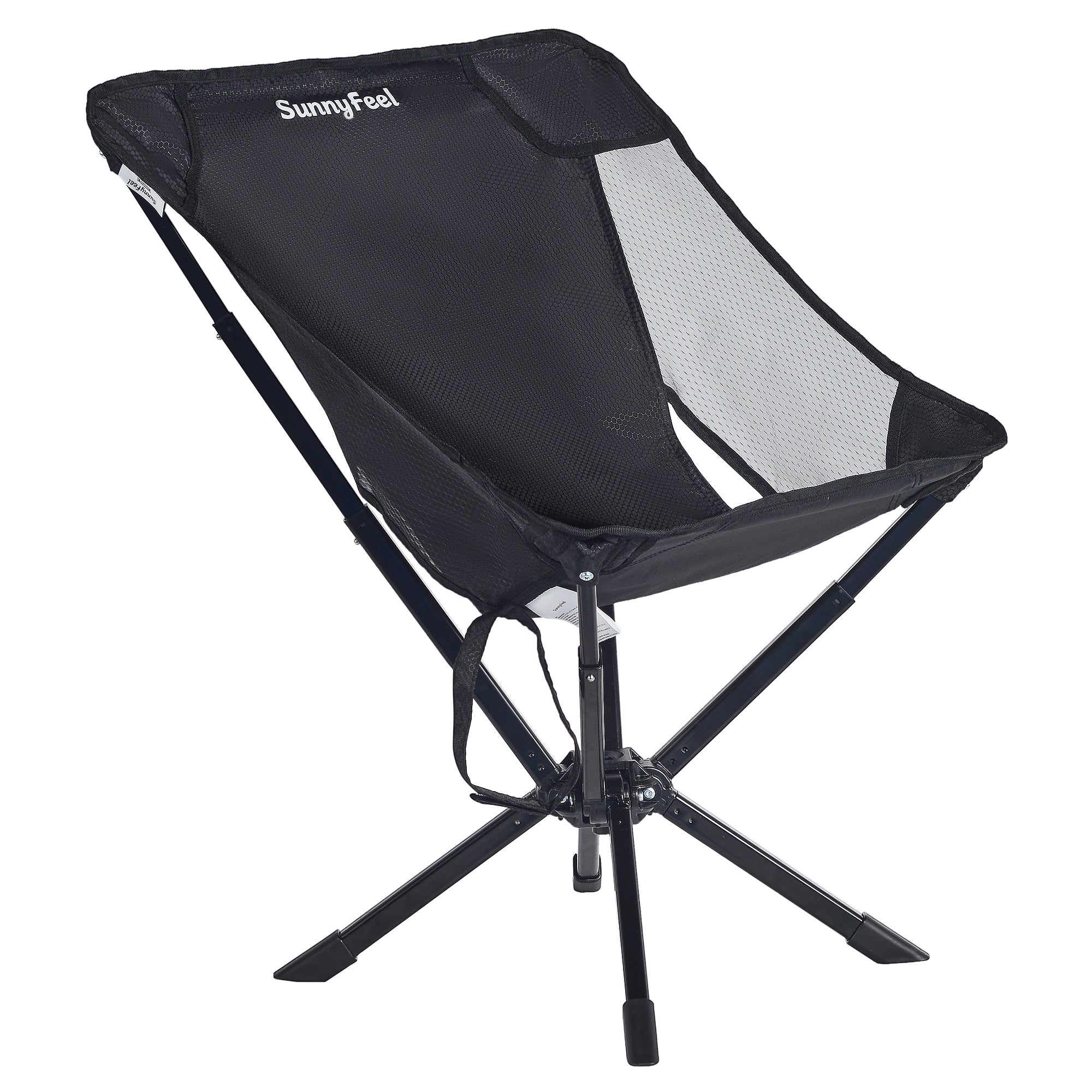 SUNNYFEEL Ultralight Folding Camping Chair, Portable Backpacking Chairs Lightweight, Small Compact Collapsible Camp Chair, Heavy Duty 300 LBS for Outdoor, Hiking, Picnic, Lawn, Beach, Fishing, Travel