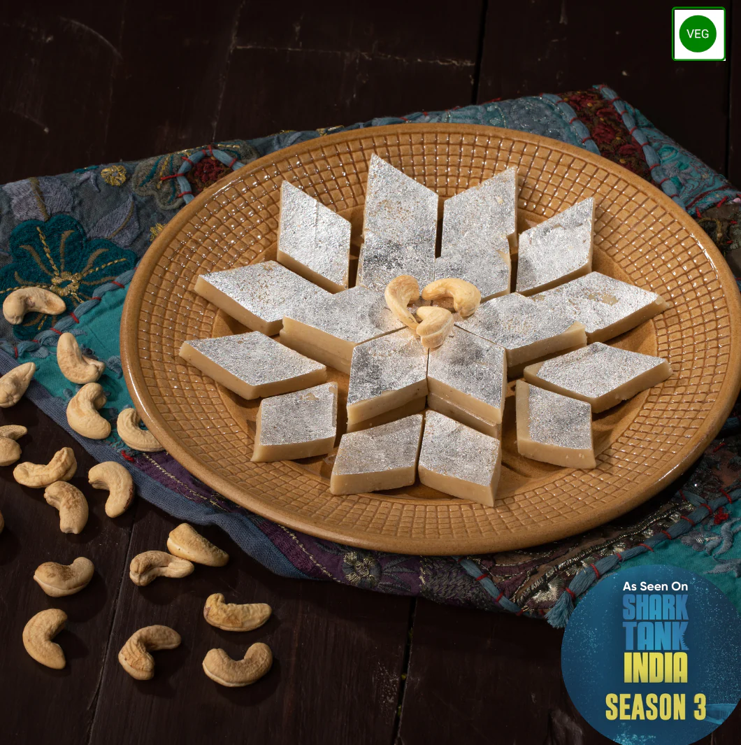 Kaju Katli | Low carb | Keto Friendly | Sugar Free | Diabetic Friendly | Vegan