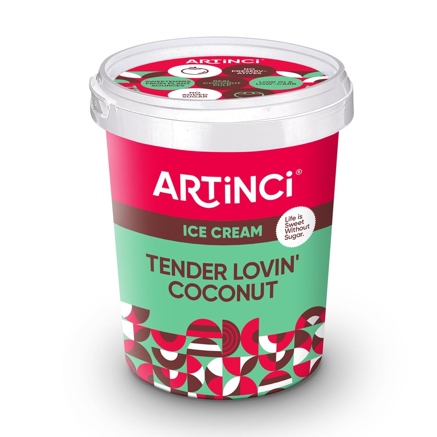 Tender Coconut Ice Cream - Sugar Free, Diabetic Friendly, Keto Friendly