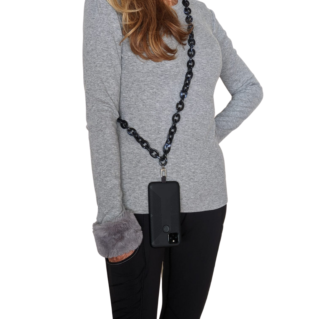 Boss Black Crossbody Phone Chain