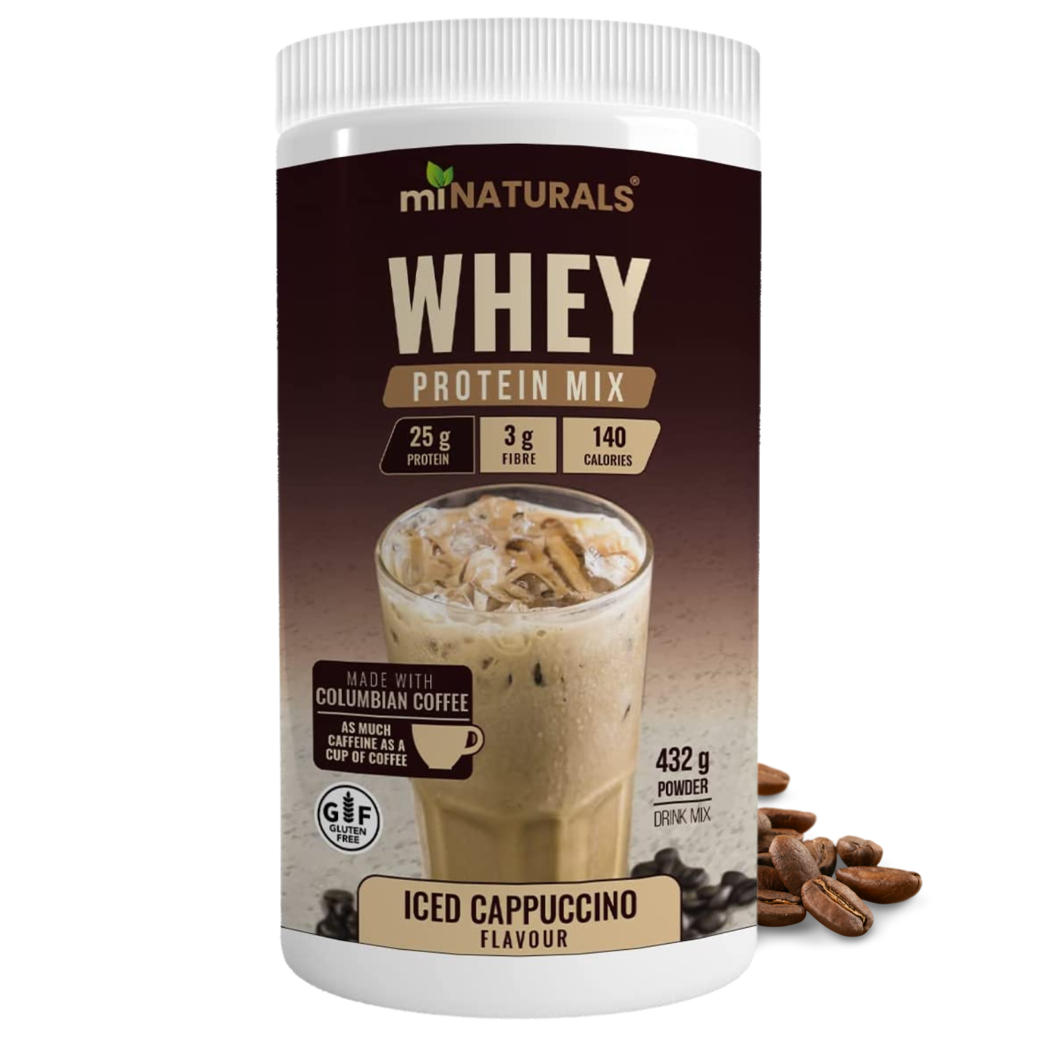 Whey High Protein Drink Mix - Iced Cappuccino Flavour