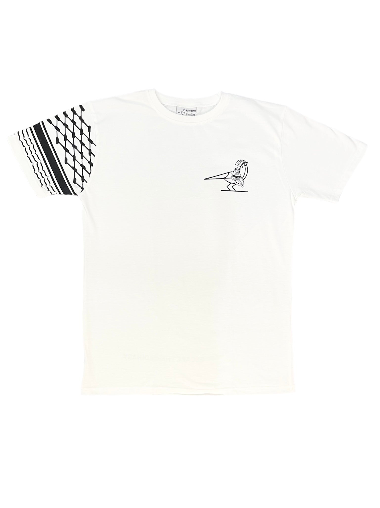 Keffiyeh Short Sleeve - White