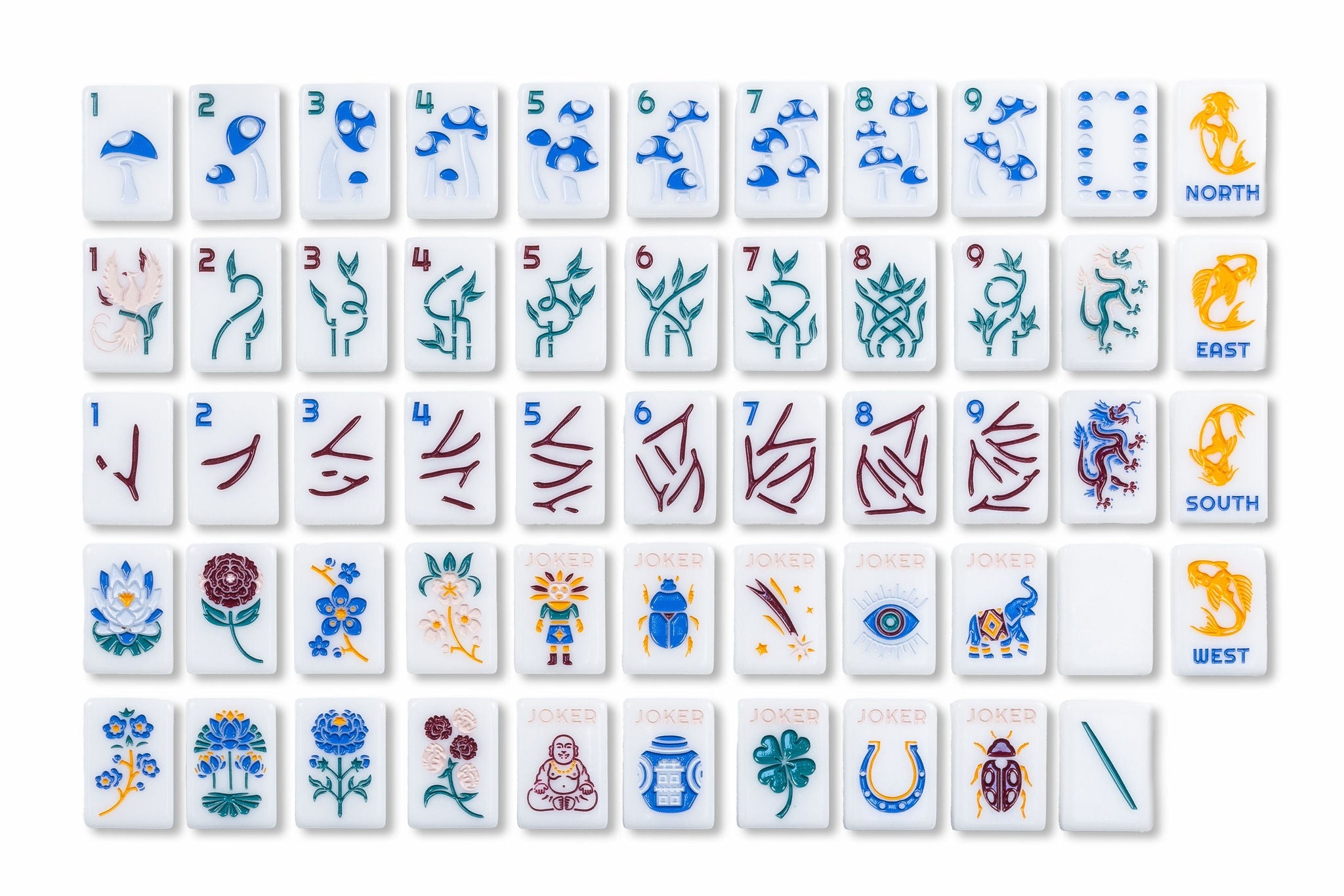 The Lucky Line: Joshua Tree Mahjong Tiles