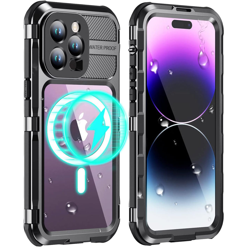 Beeasy Waterproof Cases with Magsafe for 14 Serise - Military Grade Shockproof - IP68 Waterproof