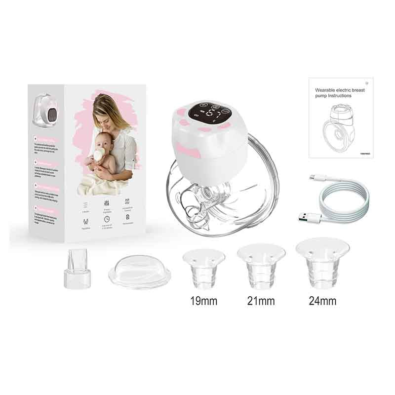Hands Free Wearable Electric Lactating Breast Milk Pump for Baby Feeding 2 packs