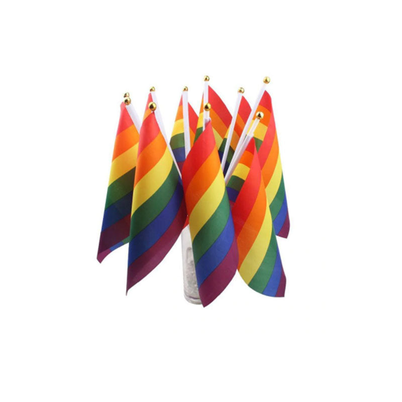 LGBTQ Rainbow Flag Promotional Lesbian Gay Parade Banner 20 Pieces
