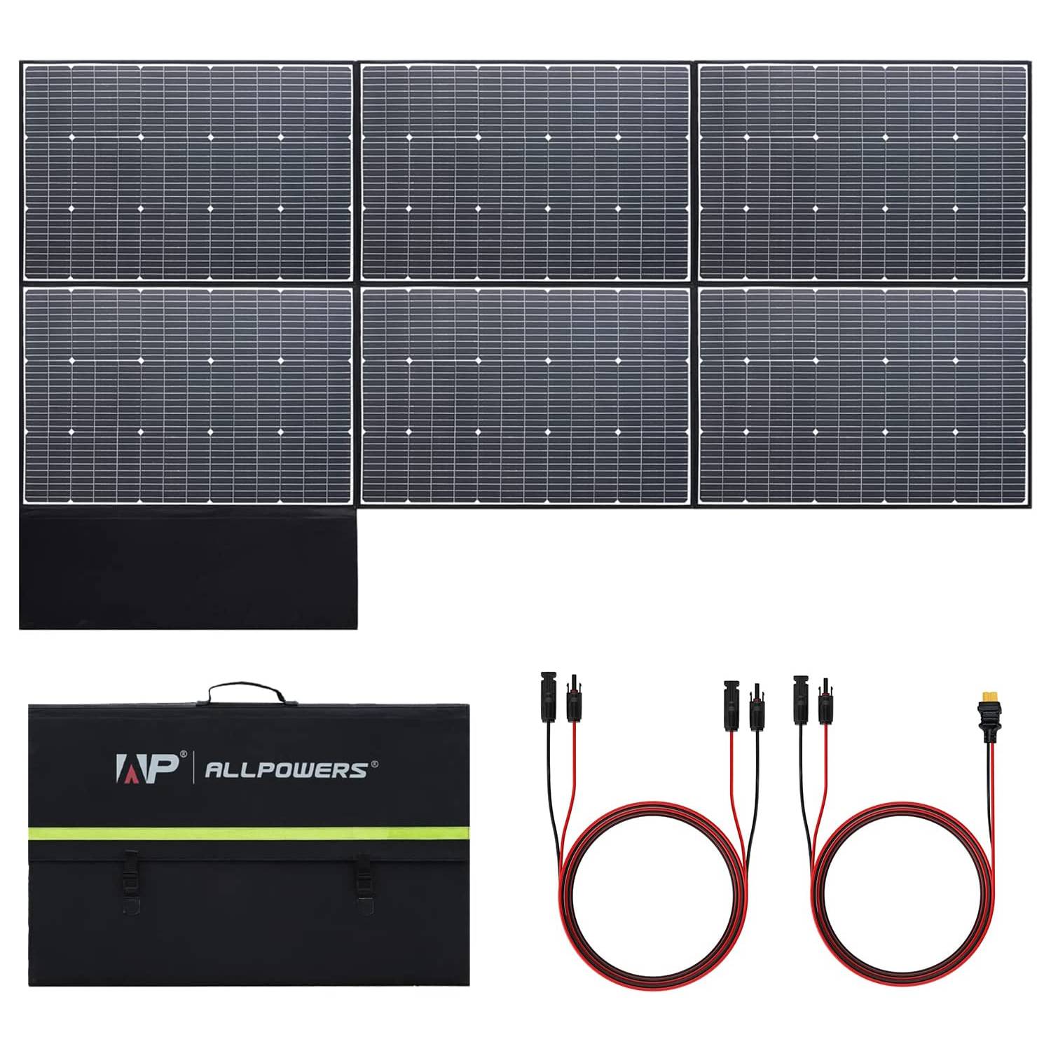 ALLPOWERS SP039 600W Monocrystalline Portable Solar Panel