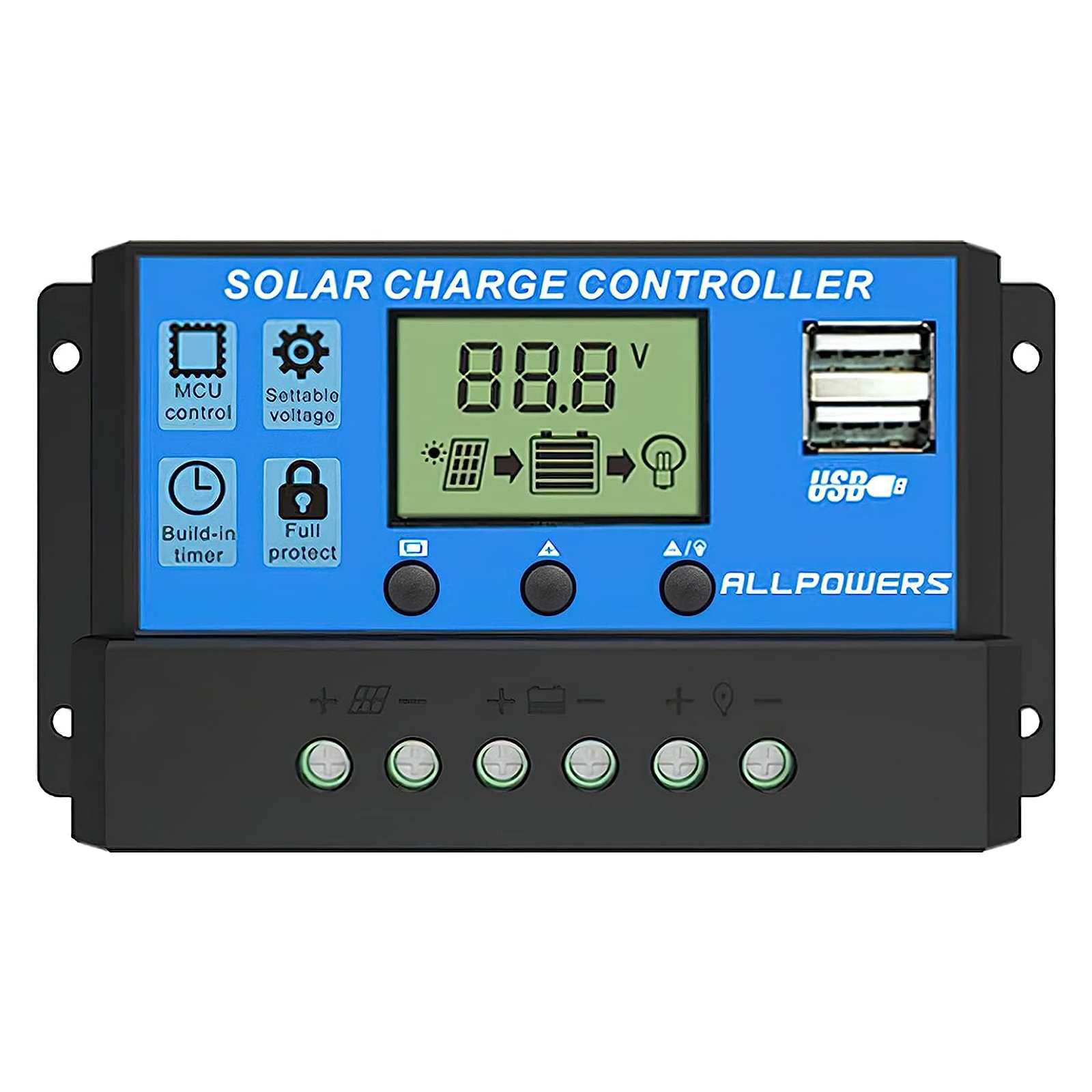 ALLPOWERS 20A Solar Charger Controller