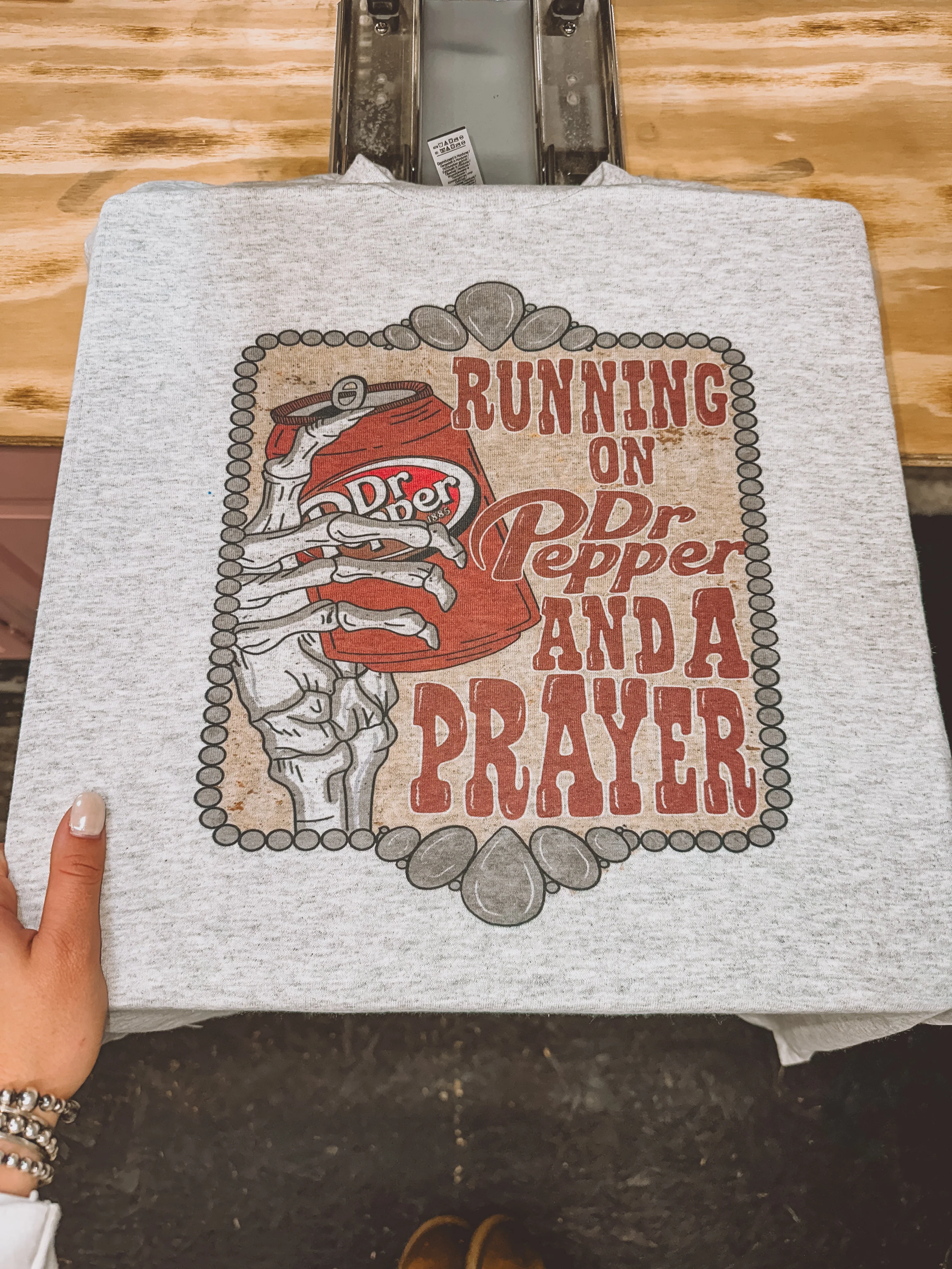 RUNNING ON DR PEPPER TEE