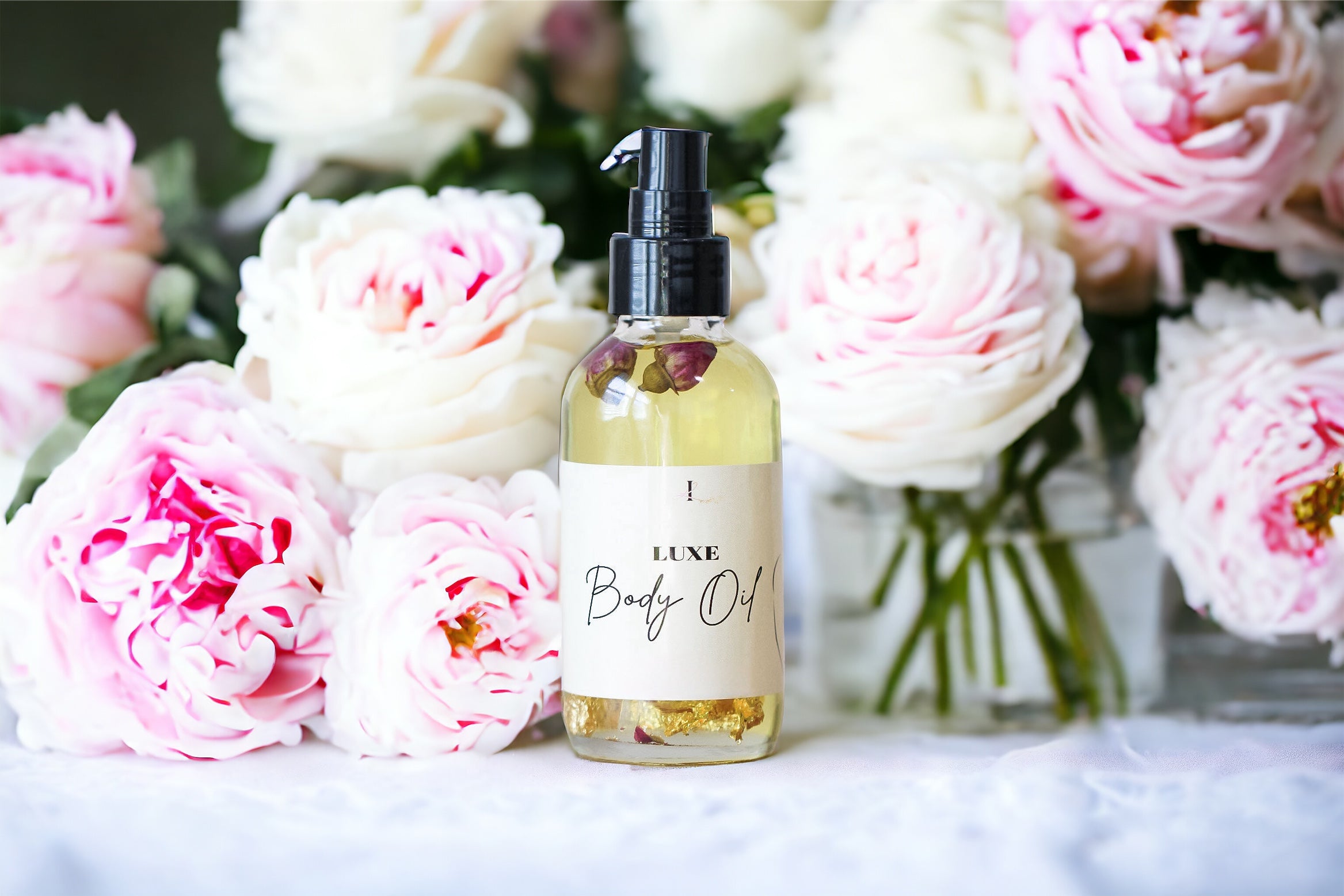 Soft Peonies Luxe body oil