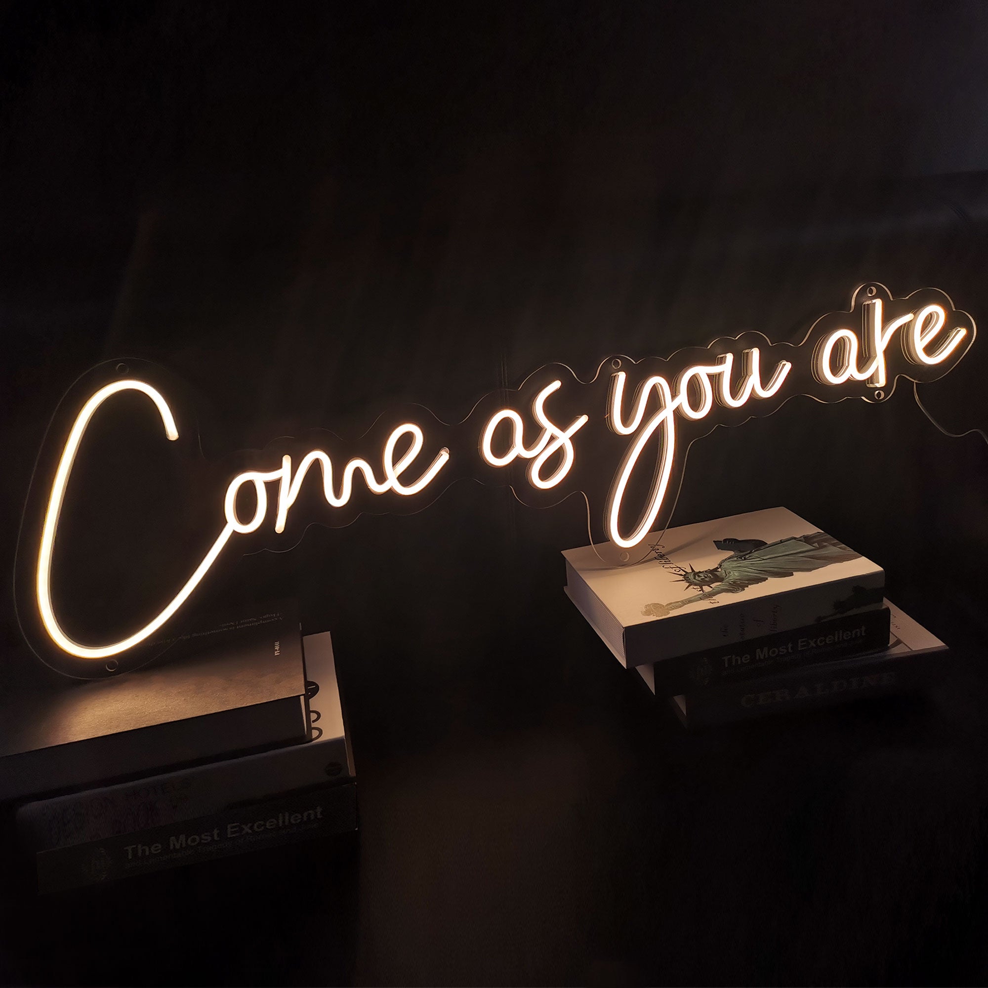 SELICOR Come As You Are Personalized Neon Sign