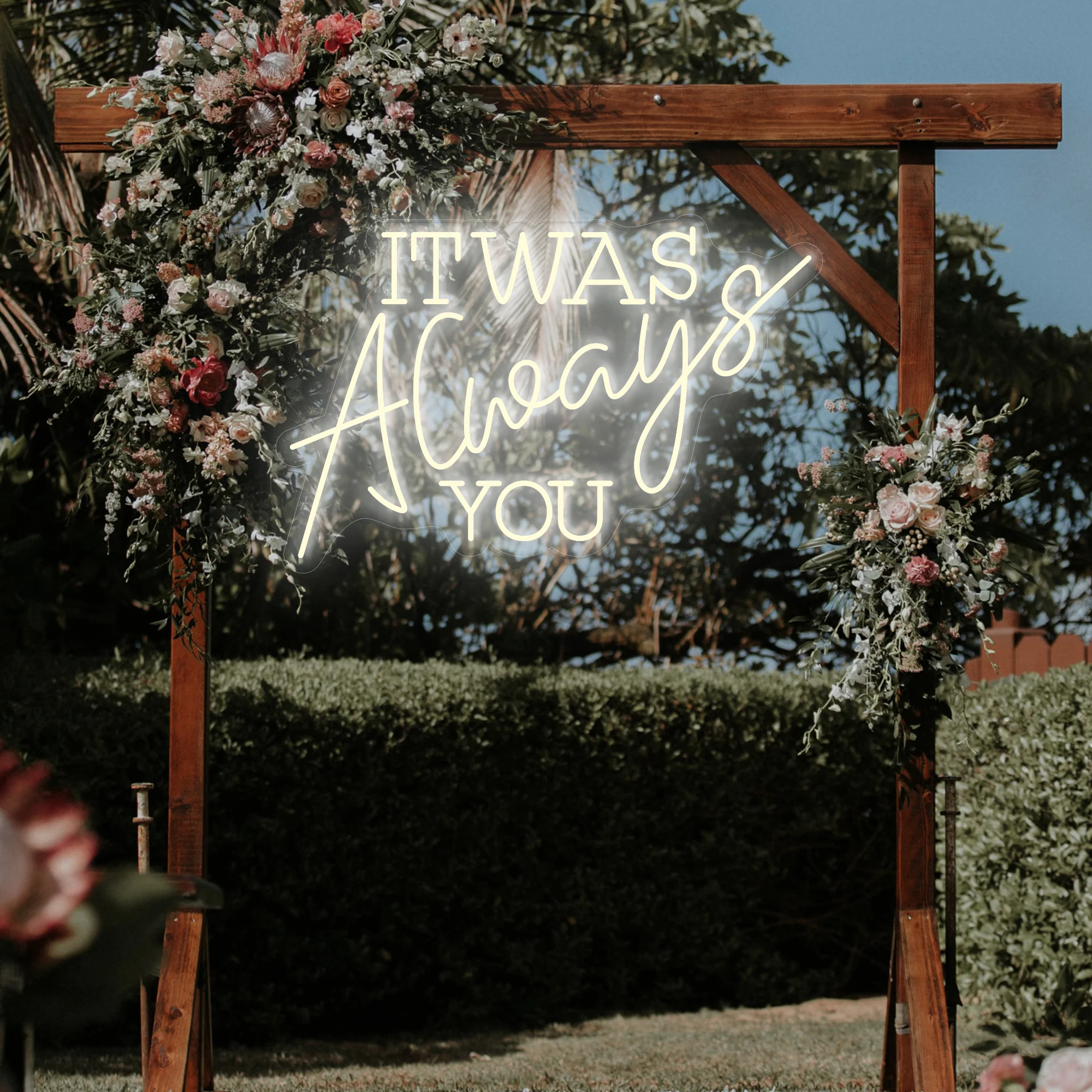 SELICOR It Was Always You  Wedding Venous Neon Sign Decor