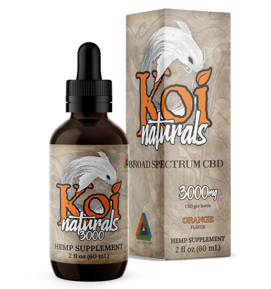Koi Tincture 3000mg CBD - Orange