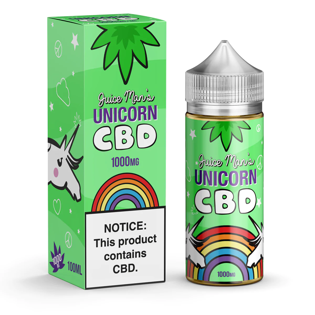 Juice Man's Unicorn CBD 1000mg, 100ml