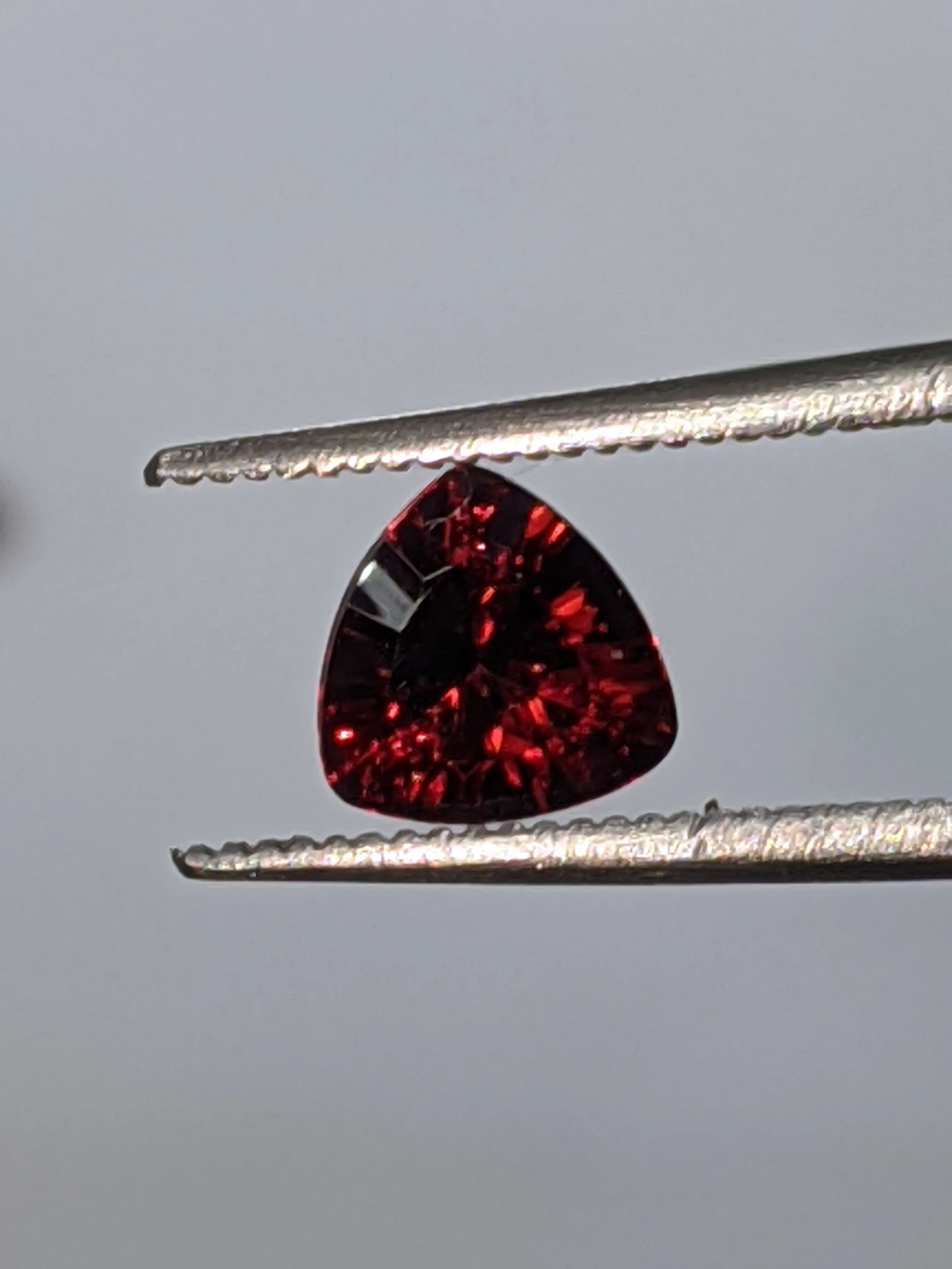 Garnet 6mm Trillion With Concave Edges (4 pc)