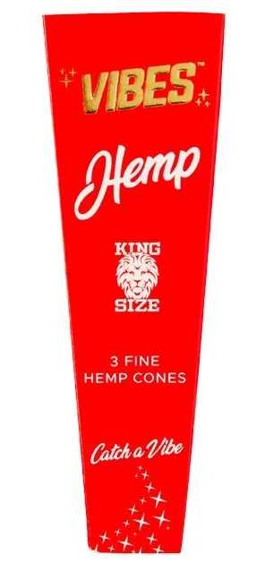 Vibes King Size Hemp Cones