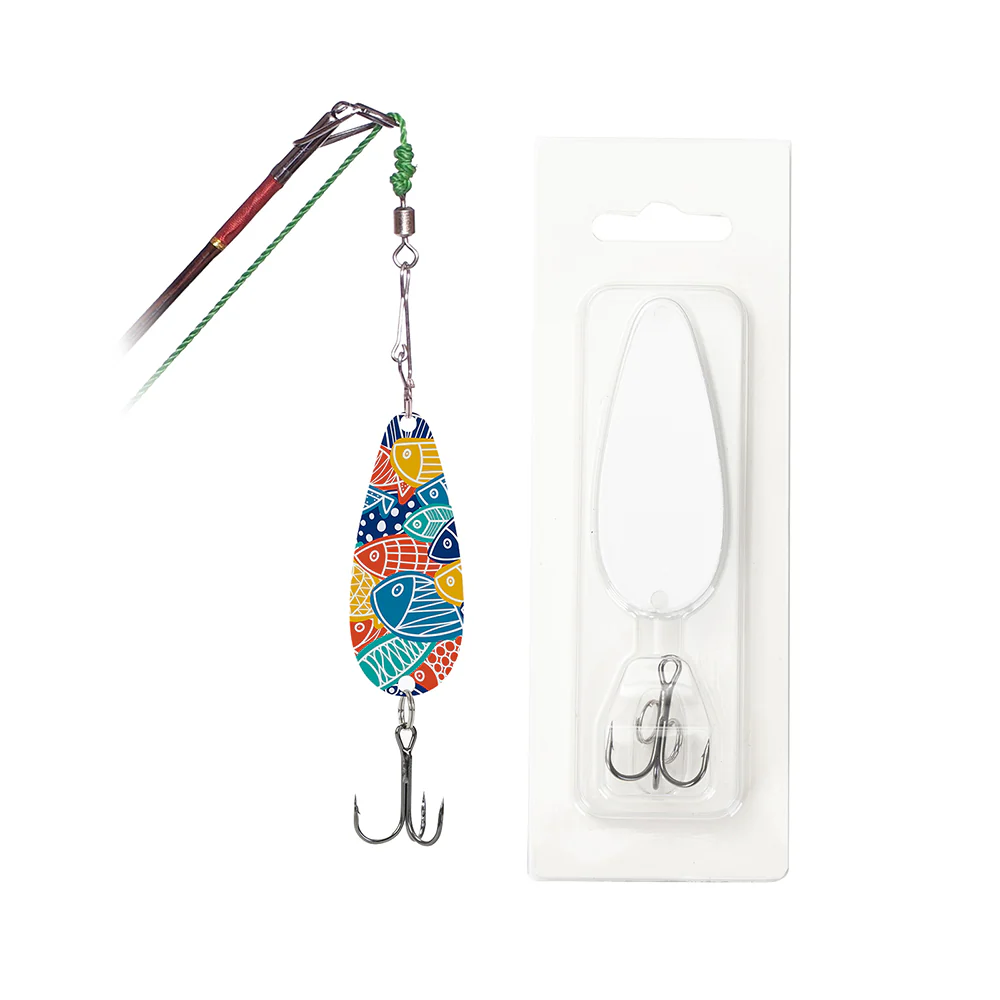 Aluminum Sublimation Fishing Lure Set